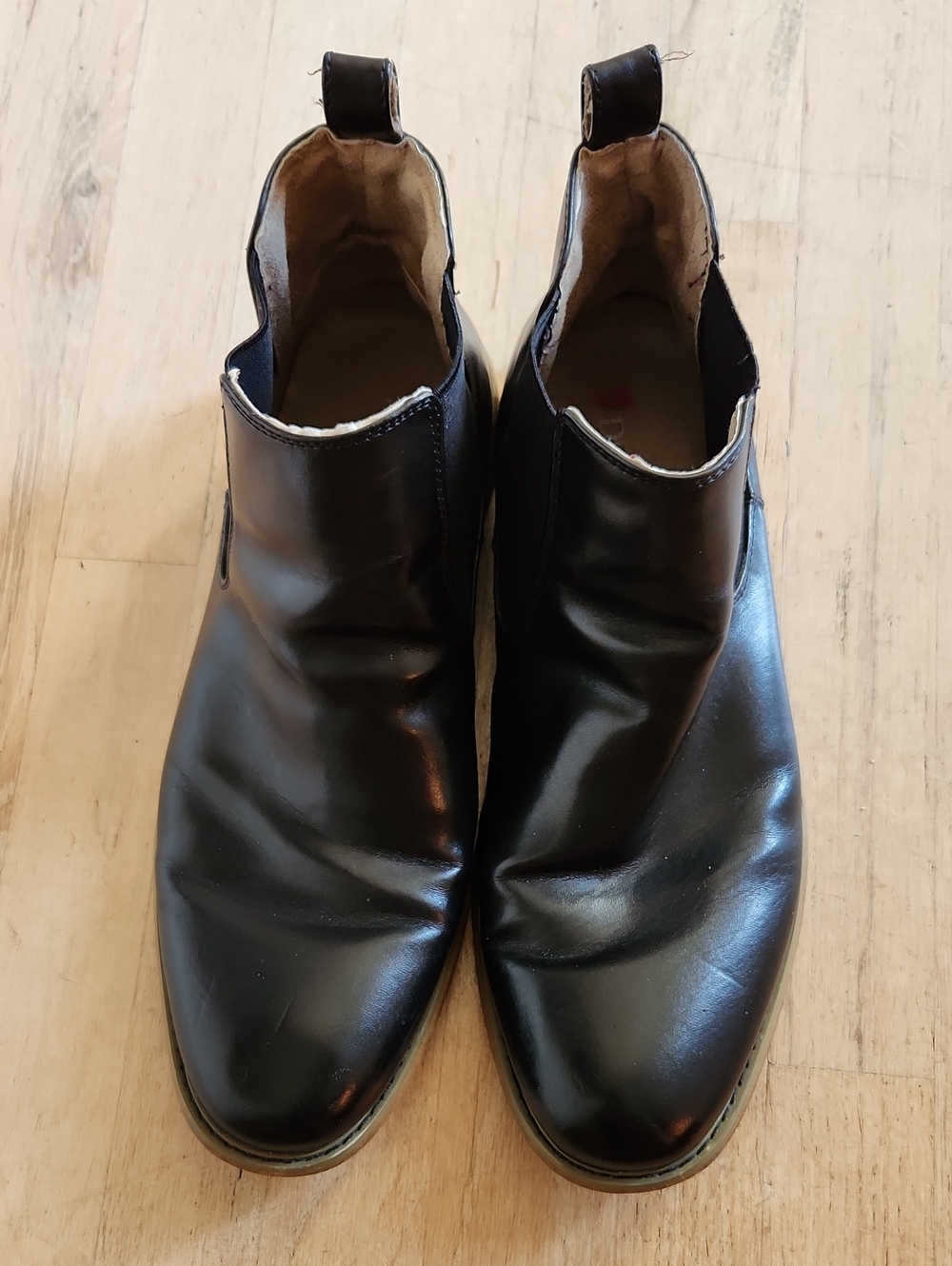 Deer Stags Black Leather Chukka Boots Size 12